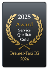 2025 Award  Service QualitätGold  Bremer-Taxi IG 2024 Bremer-Taxi IG 2024