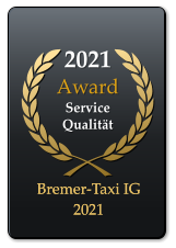 2021 Award  Service Qualität  Bremer-Taxi IG 2021 Bremer-Taxi IG 2021