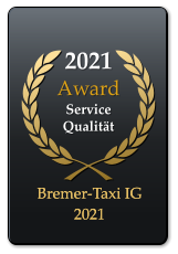 2021 Award  Service Qualität  Bremer-Taxi IG 2021 Bremer-Taxi IG 2021